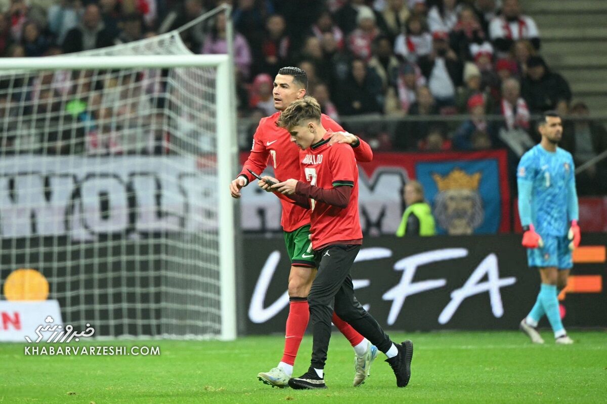 حمایت رونالدو از جیمی جامپ 3 وقتی رونالدو از جیمی جامپ محافظت میکند! +تصاویر