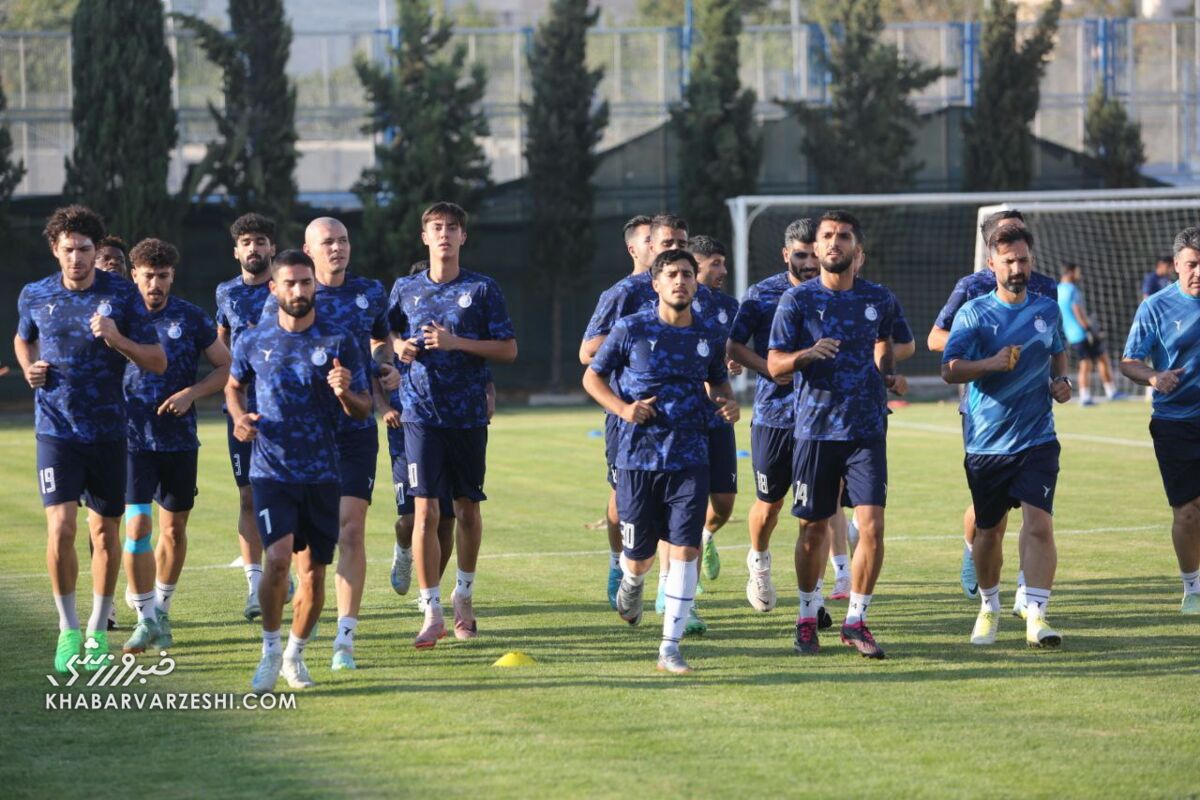 تمرین تاکتیکی استقلالیها زیر نظر سهراب بختیاریزاده +عکس