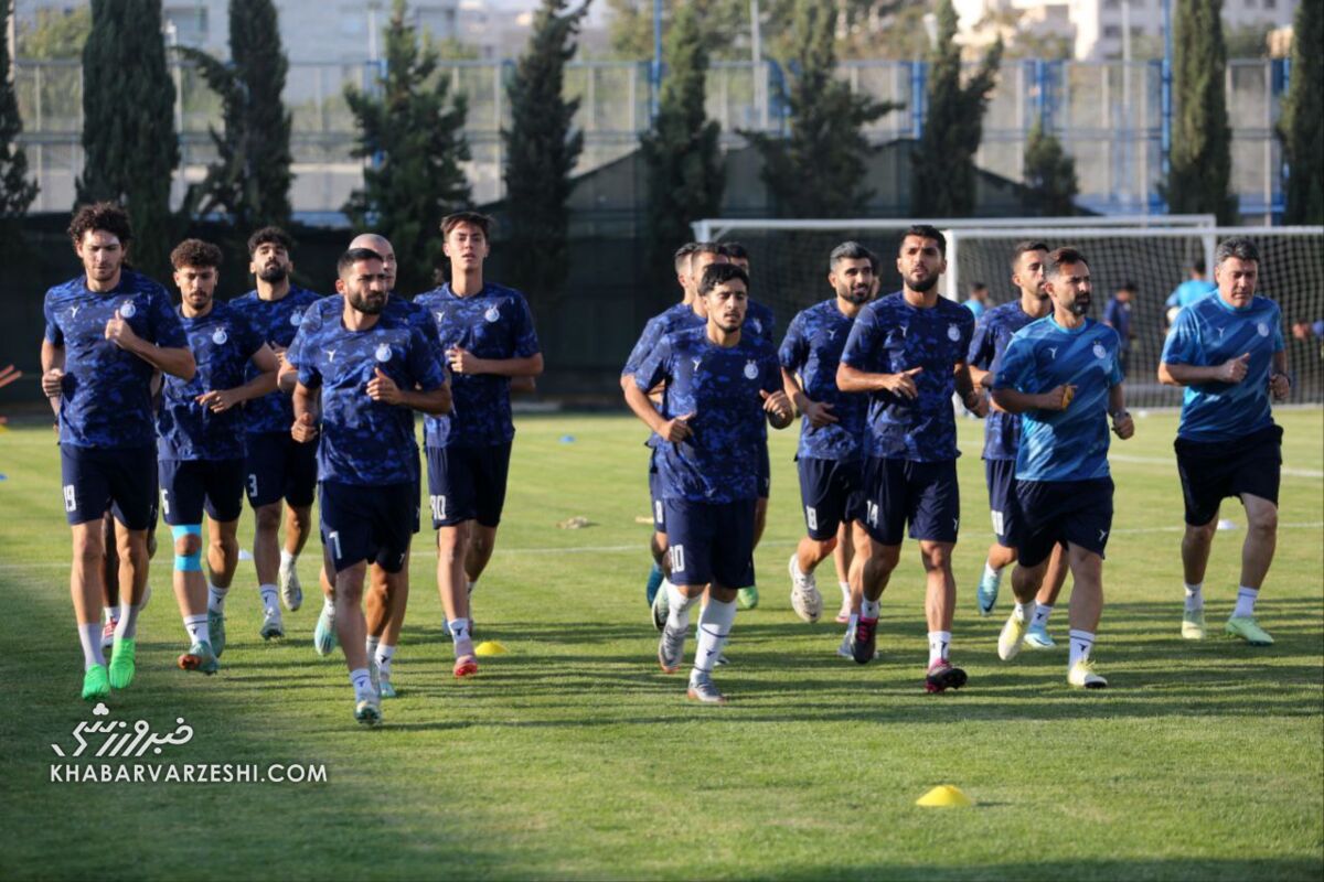 تمرین تاکتیکی استقلالیها زیر نظر سهراب بختیاریزاده +عکس