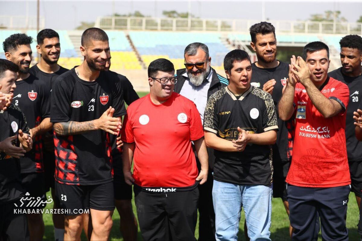 عکس| فرشتههای زمینی در تمرین پرسپولیس