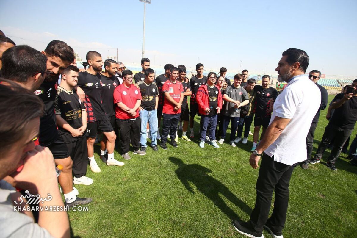 عکس| فرشتههای زمینی در تمرین پرسپولیس