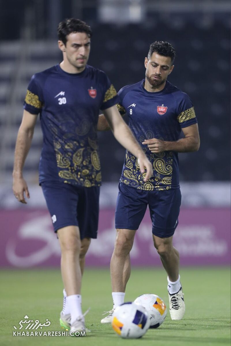 برگزاری آخرین تمرین پرسپولیس پیش از بازی با السد/ شاگردان گاریدو خاصترین لباس تمرین را پوشیدند +تصاویر