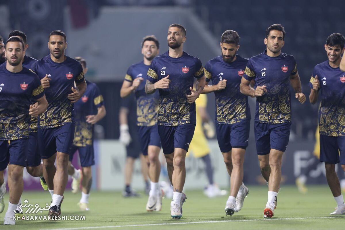 برگزاری آخرین تمرین پرسپولیس پیش از بازی با السد/ شاگردان گاریدو خاصترین لباس تمرین را پوشیدند +تصاویر