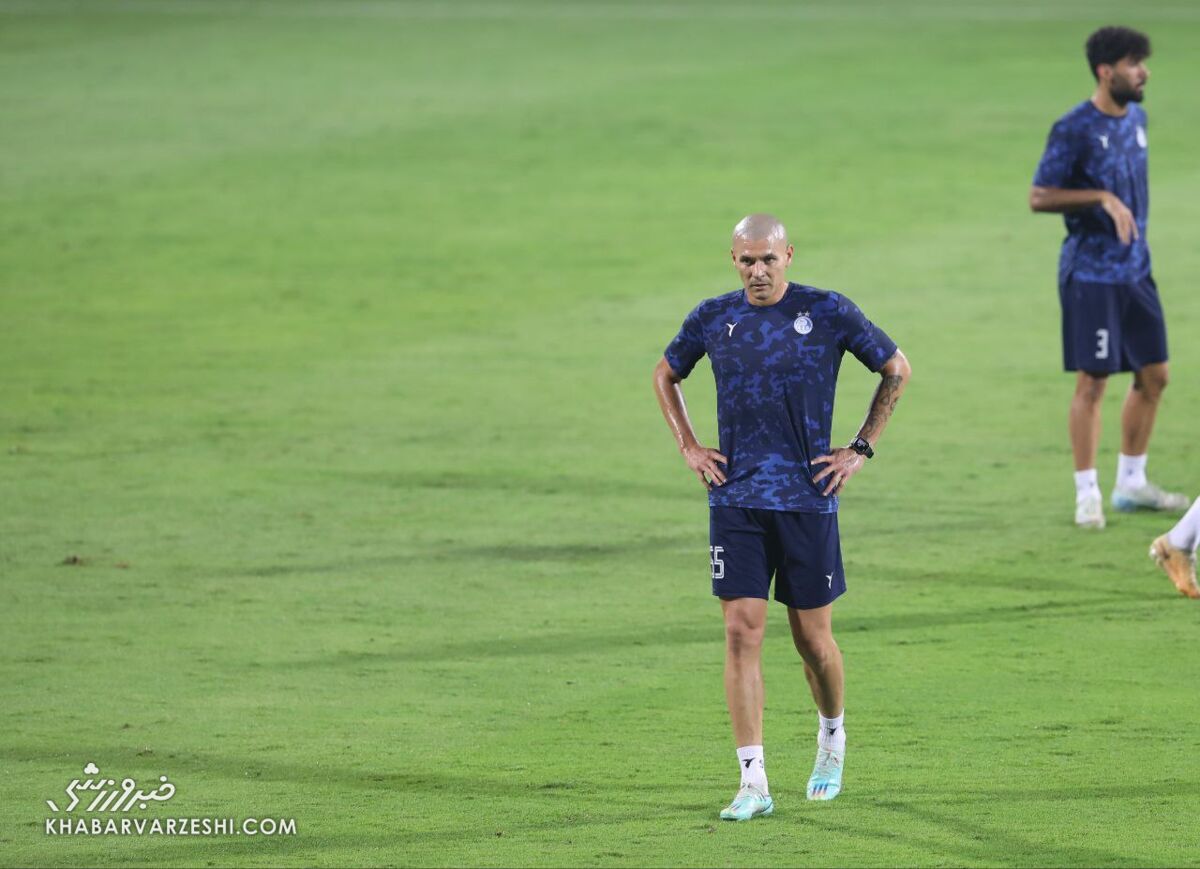 آخرین تمرین استقلال قبل از رویارویی با رونالدو! +تصاویر