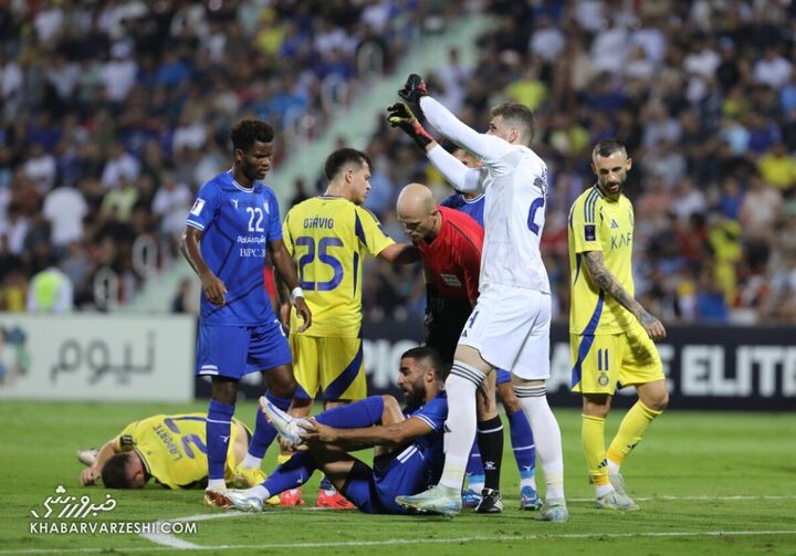 مصدومیت مهرداد محمدی؛ استقلال - النصر