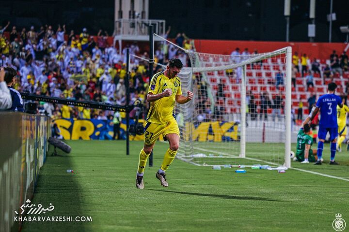 شادی گل آیمریک لاپورت؛ استقلال - النصر