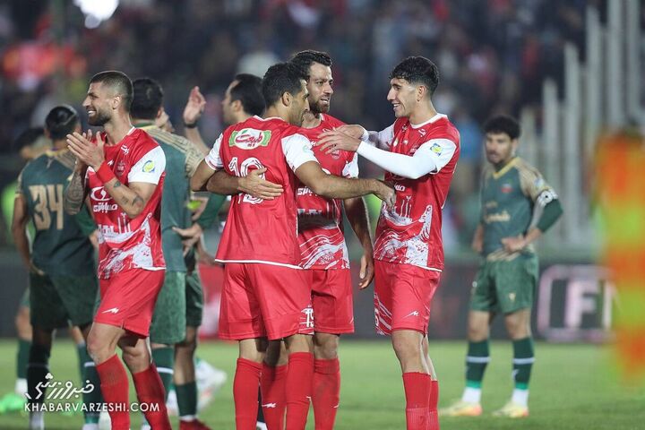 شادی گل وحید امیری؛ پرسپولیس - شمس آذر