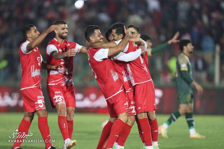 شادی گل وحید امیری؛ پرسپولیس - شمس آذر