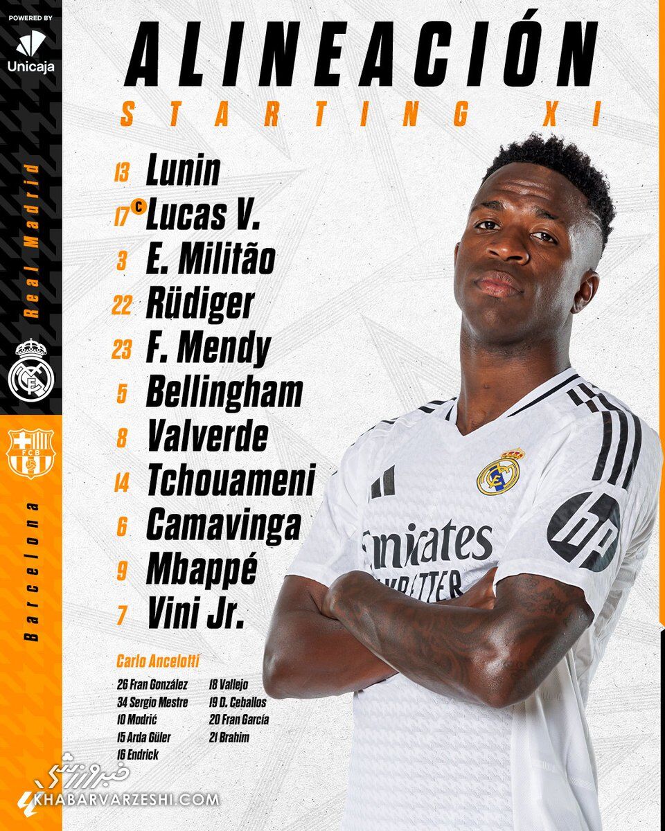 ترکیب رئالمادرید و بارسلونا در الکلاسیکوی شماره ۳۰۱