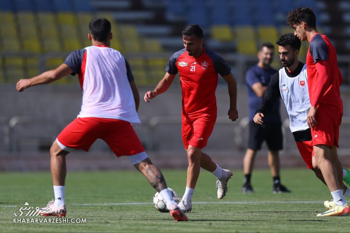 ریکاوری پرسپولیسیها زیرنظر گاریدو/ ۴ ستاره اختصاصی تمرین کردند
