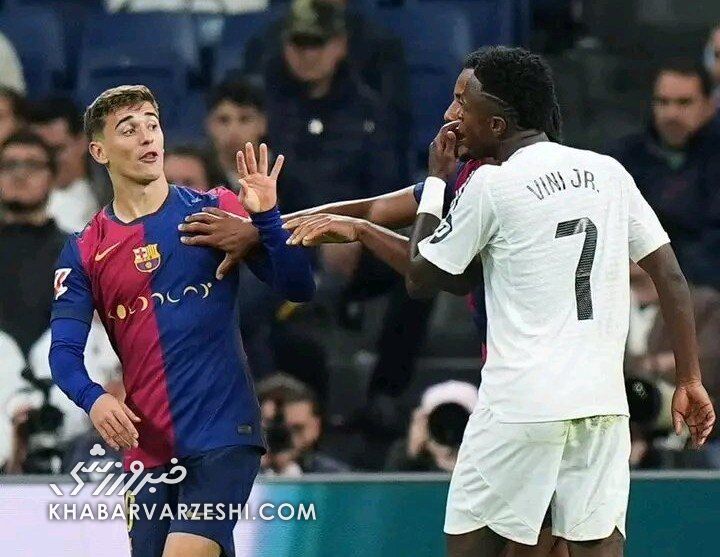 واکنش عجیب وینیسیوس به درگیری در الکلاسیکو؛ میروم توپطلا بگیرم! +عکس