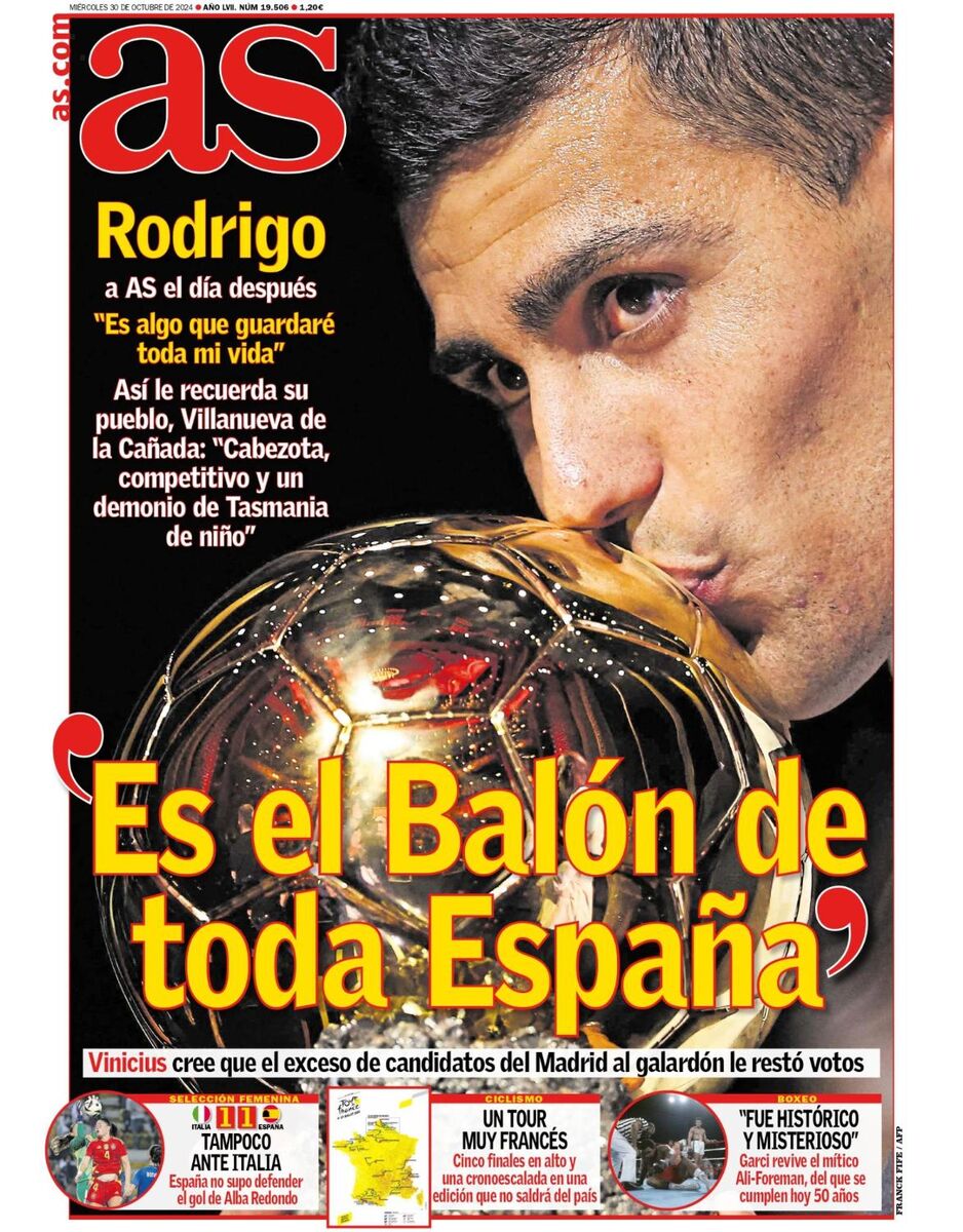 روزنامه آ اس| این توپ تمام اسپانیاست روزنامه آ اس| این توپ تمام اسپانیاست