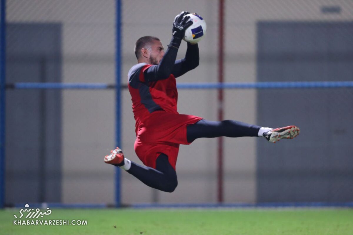 تمرین سرخپوشان بعد از صحبتهای گاریدو +عکس