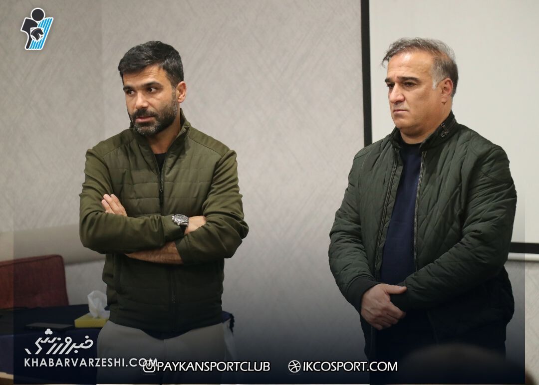 رسول خطیبی در مراسم معارفه سرپرست جدید پیکان؛ خوشحالم سیروس دینمحمدی کنار ماست