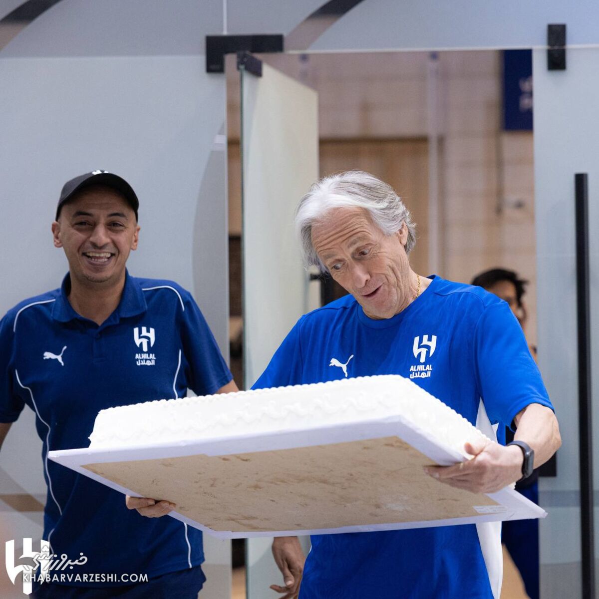 جشن جالب الهلالیها در رختکن پیش از تقابل با استقلال +عکس