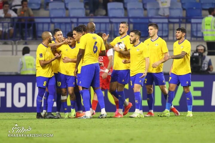 شادی گل احمد الجانحی؛ پرسپولیس - الغرافه