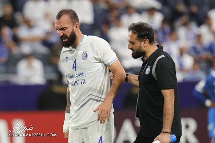 مصدومیت روزبه چشمی؛ الهلال - استقلال