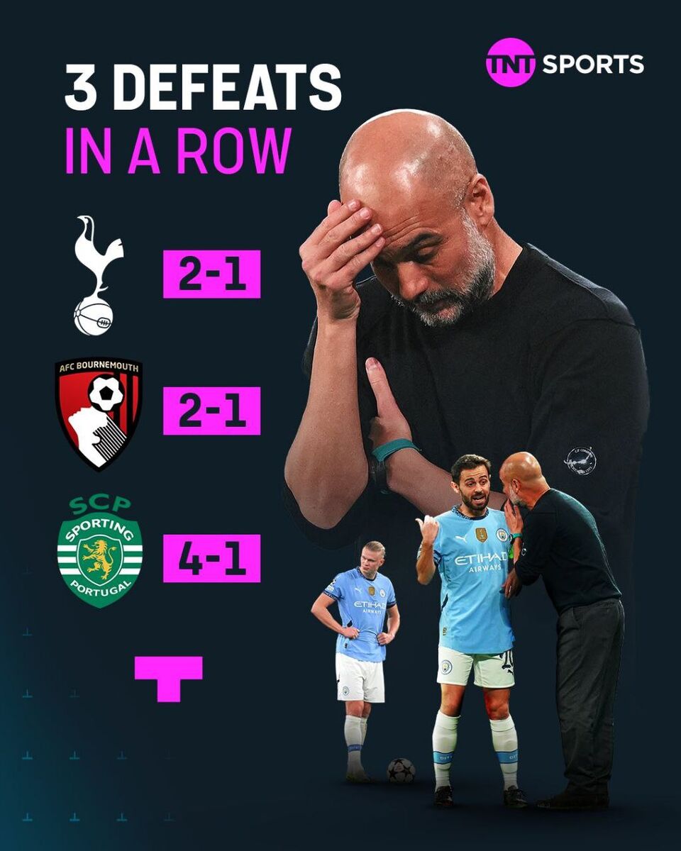 بحران در تیم گواردیولا پس از ۵ سال/ هتتریک سیتیزنها در ناکامی