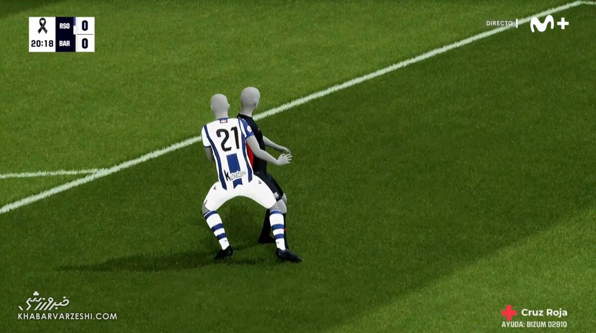 فاجعه VAR؛ کفش مهاجم با مدافع اشتباه گرفته شد!/ گل سالم بارسلونا را به این شکل مردود کردند +تصاویر