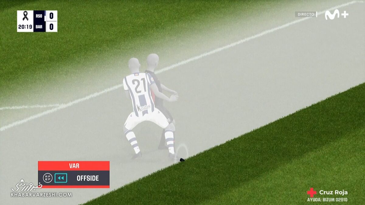 فاجعه VAR؛ کفش مهاجم با مدافع اشتباه گرفته شد!/ گل سالم بارسلونا را به این شکل مردود کردند +تصاویر