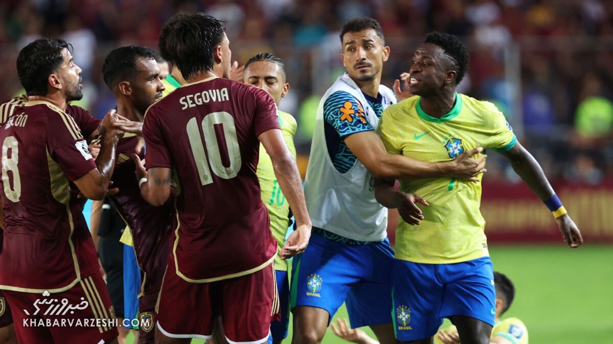 شکست غیرمنتظره آرژانتین و توقف برزیل در دیدار پربرخورد/ وینی باز هم جنجالساز شد! شکست غیرمنتظره آرژانتین و توقف برزیل در دیدار پربرخورد/ وینی باز هم جنجالساز شد!