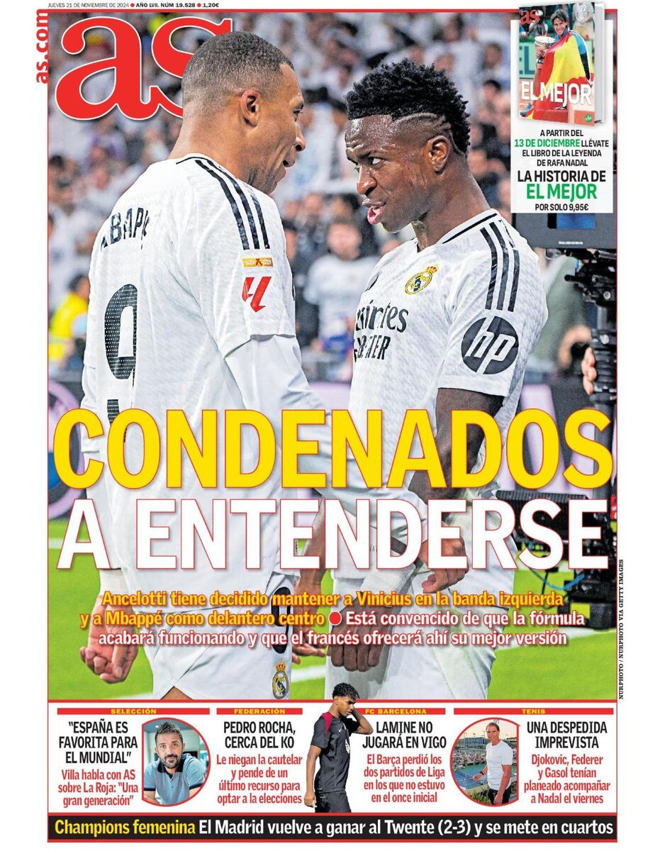 روزنامه آ اس| محکوم به درک یکدیگر روزنامه آ اس| محکوم به درک یکدیگر