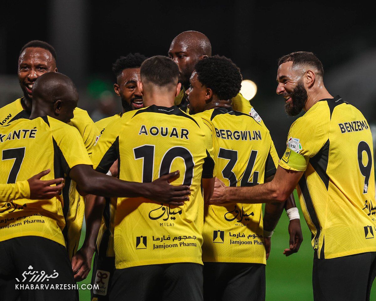 کریم بنزما فوتبال عربستان را در جیبش گذاشت/ ادامه صدرنشینی الاتحاد با گلباران الاتفاق کریم بنزما فوتبال عربستان را در جیبش گذاشت/ ادامه صدرنشینی الاتحاد با گلباران الاتفاق