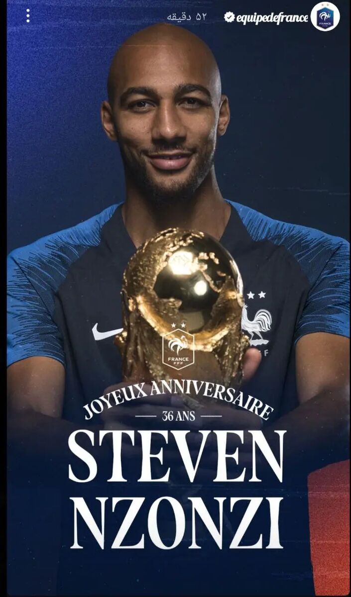 عکس| تبریک تولد انزونزی از سوی صفحه تیم ملی فرانسه