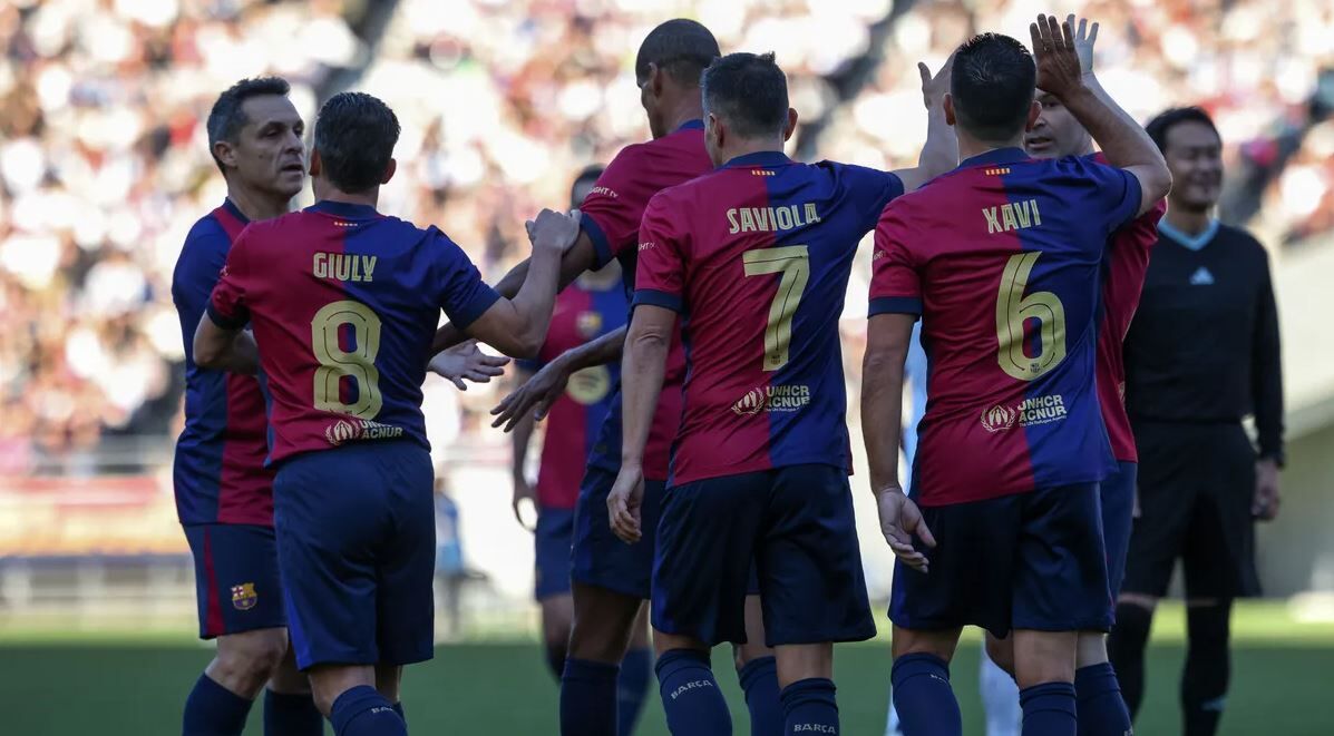 خلاصه بازی اسطوره های بارسلونا ۲ اسطوره های رئال مادرید ۱ خلاصه بازی اسطوره های بارسلونا ۲ اسطوره های رئال مادرید ۱