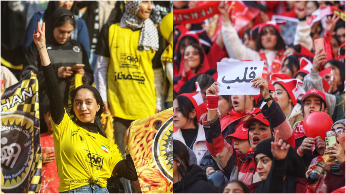 از باخت پرسپولیس ناراحت شدم اما بانوان خوشحالم کردند/ لطفاً تعداد سکوهای بانوان را افزایش بدهید از باخت پرسپولیس ناراحت شدم اما بانوان خوشحالم کردند/ لطفاً تعداد سکوهای بانوان را افزایش بدهید