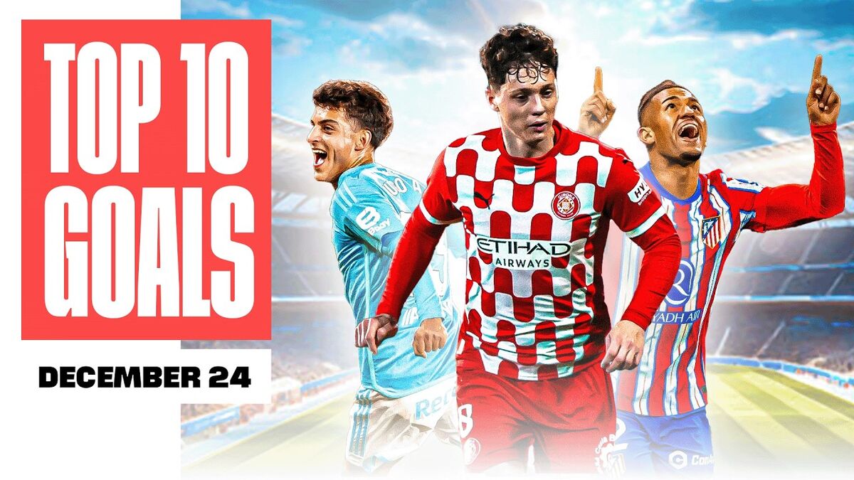 بهترین گل های دسامبر (۲۰۲۴) لالیگا/ ماه سوپرگل و شوت های تماشایی بهترین گل های دسامبر (۲۰۲۴) لالیگا/ ماه سوپرگل و شوت های تماشایی