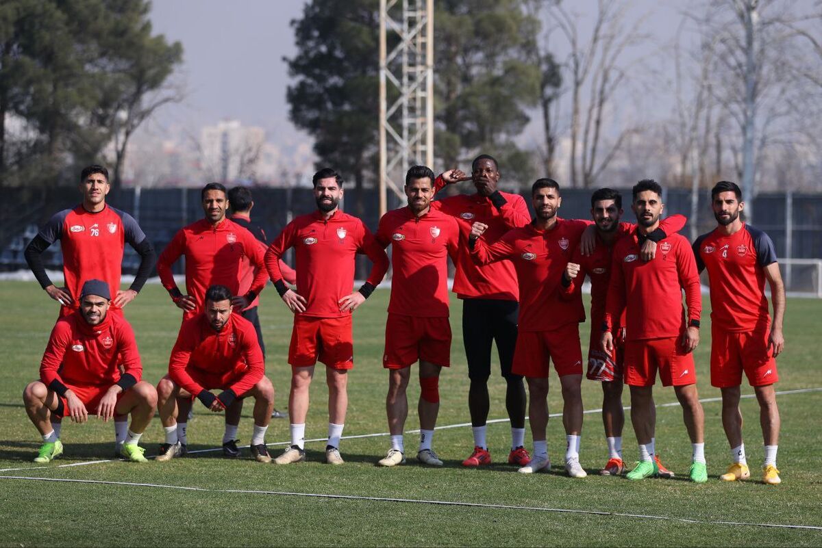 تمرین تاکتیکی پرسپولیس در آزادی تمرین تاکتیکی پرسپولیس در آزادی
