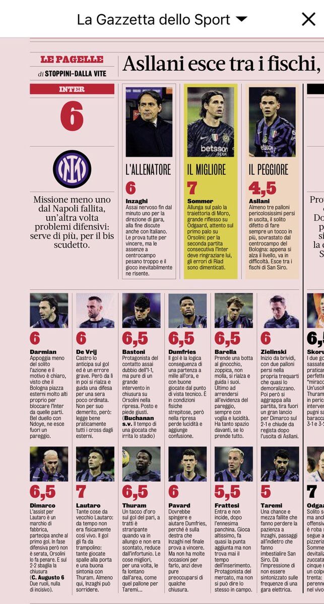 نمره ضعیف به طارمی/ روزنامه ایتالیایی: طارمی یک ورزشگاه را عصبانی کرد