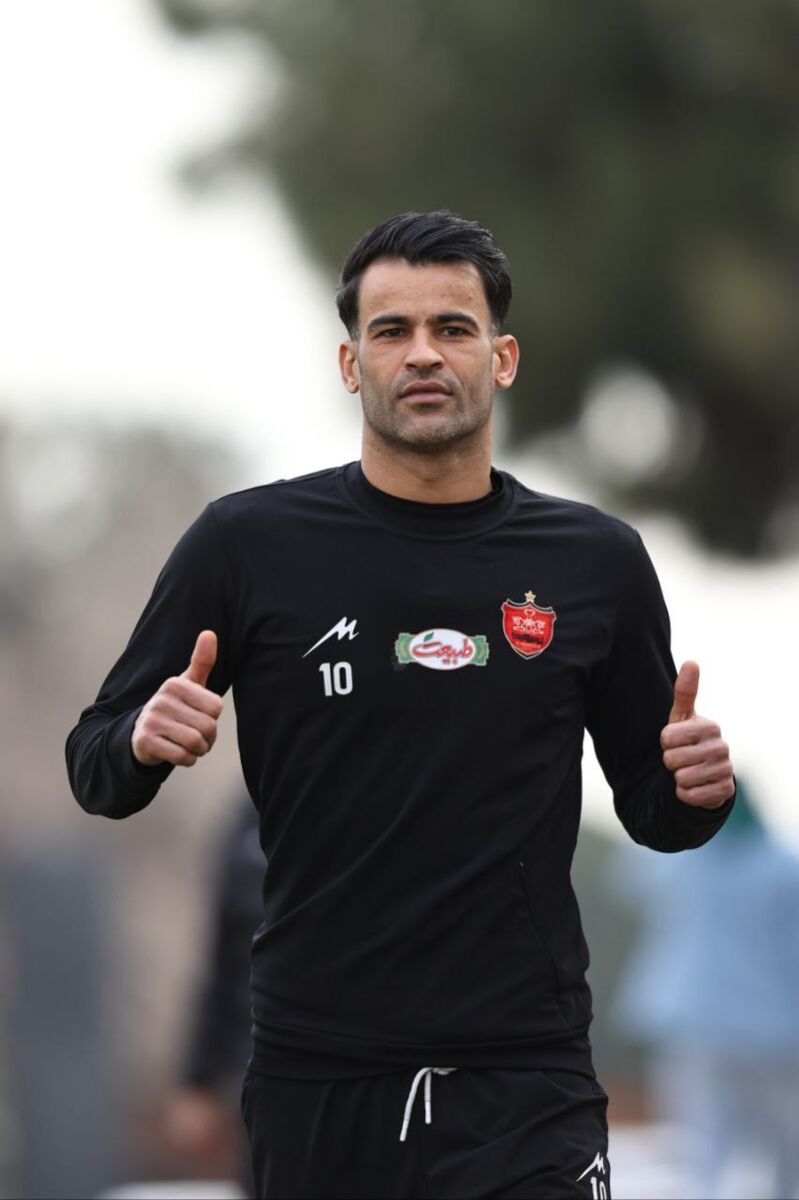 تمرین پرسپولیس با مدیر عامل و هوادار آسیبدیده +گزارش تصویری