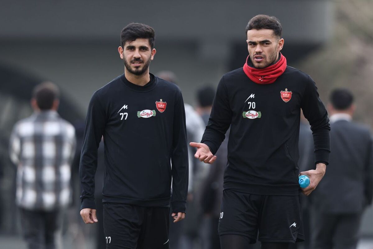 تمرین پرسپولیس با مدیر عامل و هوادار آسیبدیده +گزارش تصویری