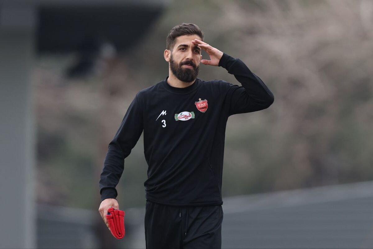 تمرین پرسپولیس با مدیر عامل و هوادار آسیبدیده +گزارش تصویری