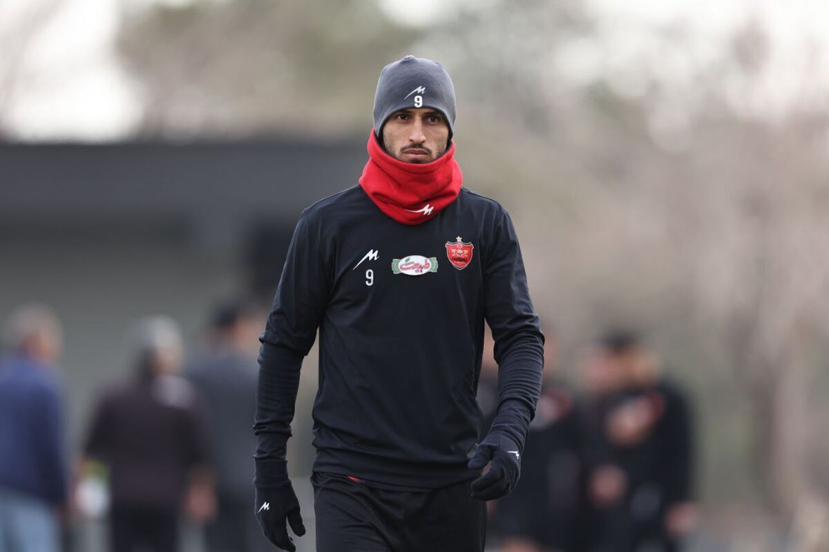 تمرین پرسپولیس با مدیر عامل و هوادار آسیبدیده +گزارش تصویری