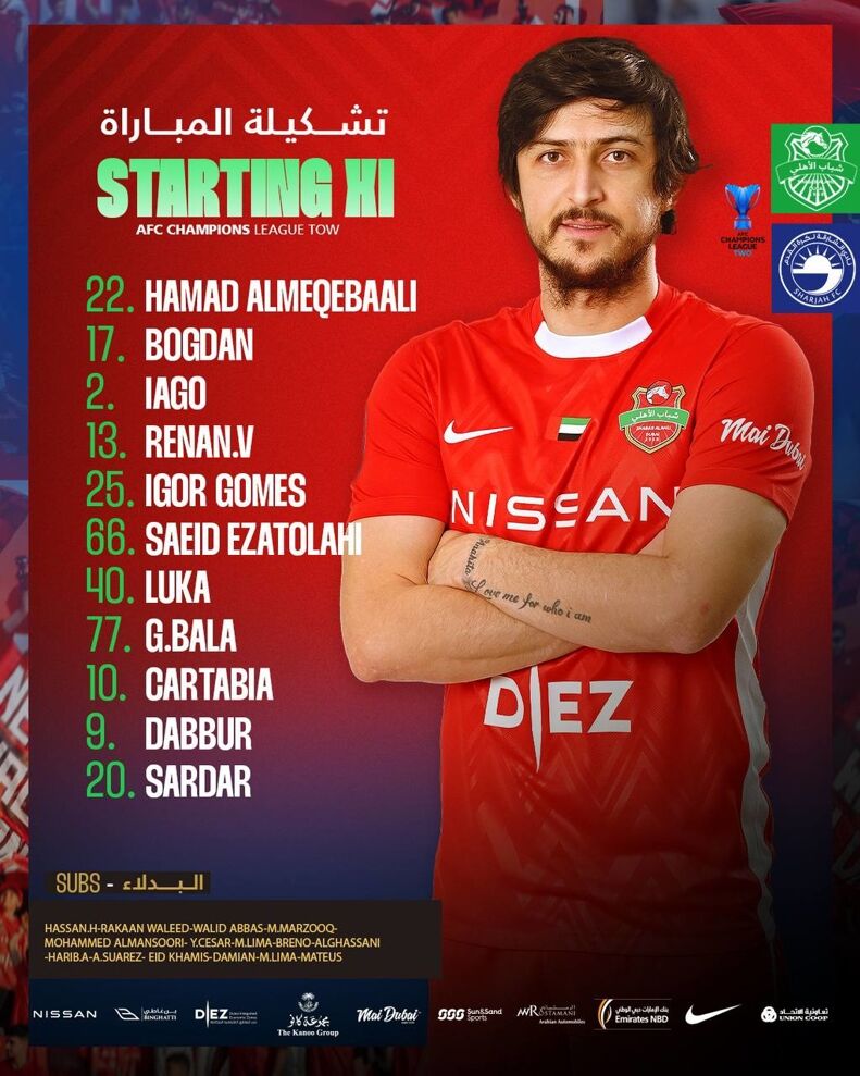 الاهلی با دو ستاره ایرانی؛ عزتاللهی و آزمون در ترکیب شباب الاهلی