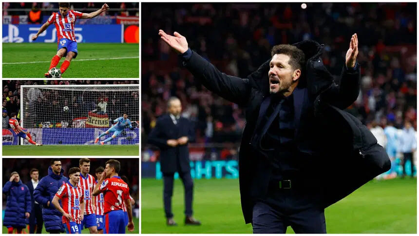 سیمئونه از خبرنگاران رای گیری کرد؛ هرکسی می گوید پنالتی آلوارس باید تکرار می شد دستش را بالا بگیرد/ ندیده بودم VAR اینطور در پنالتی دخالت کند! سیمئونه از خبرنگاران رای گیری کرد؛ هرکسی می گوید پنالتی آلوارس باید تکرار می شد دستش را بالا بگیرد/ ندیده بودم VAR اینطور در پنالتی دخالت کند!