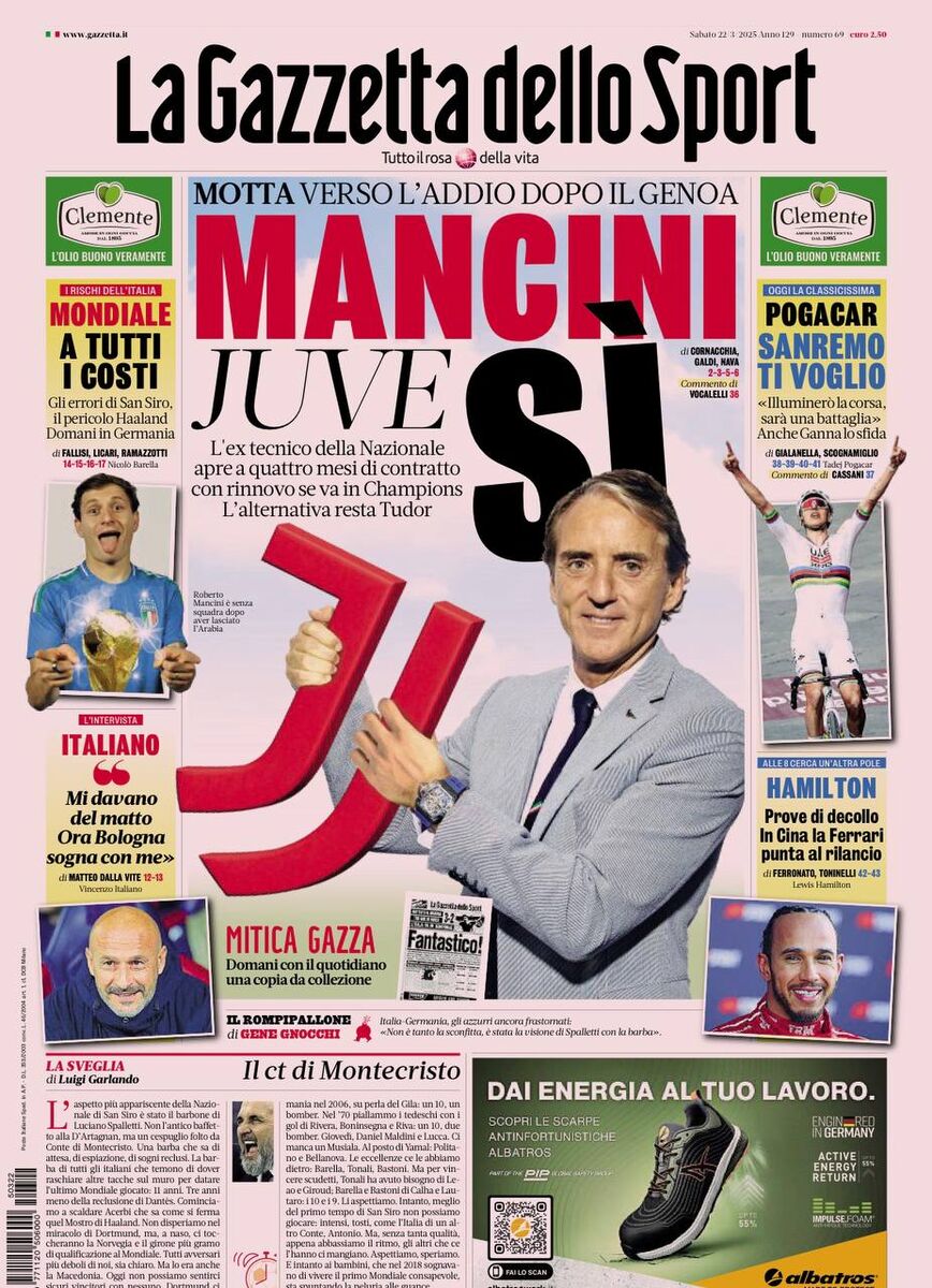 خط پایانی موتا؛ پس از بازی با جنوا، یوونتوس به تغییر فکر میکند/ مانچینی از رگ گردن به یووه نزدیک تر است! + عکس