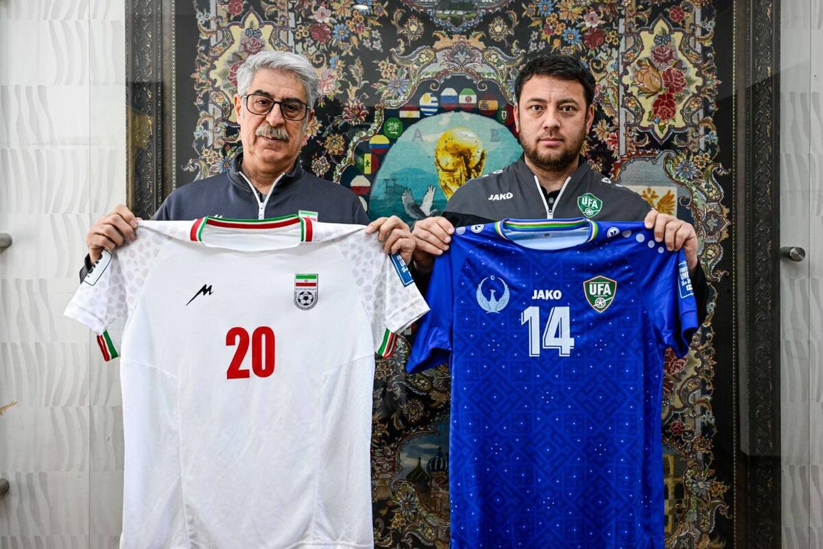 رونمایی از پیراهن ایران و ازبکستان