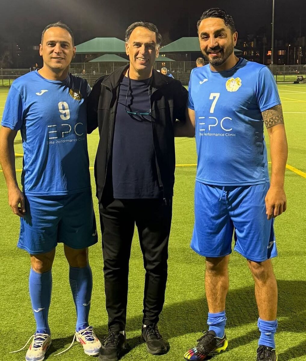 ملاقات عیدانه دو چهره سرشناس استقلال با مدیر خبرساز در لس آنجلس آمریکا