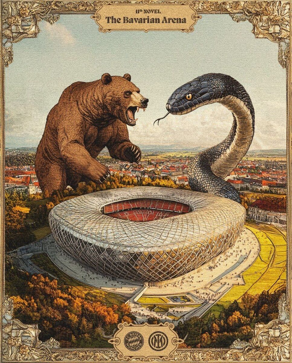 پوستر فوق العاده جذاب افعی ها برای دیدار مقابل بایرن مونیخ