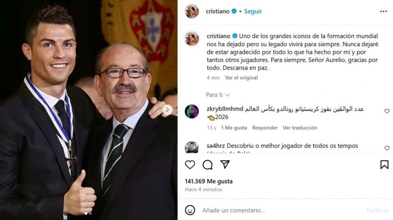 حرکت ارزشمند رونالدو، قدردانی به سبک CR7