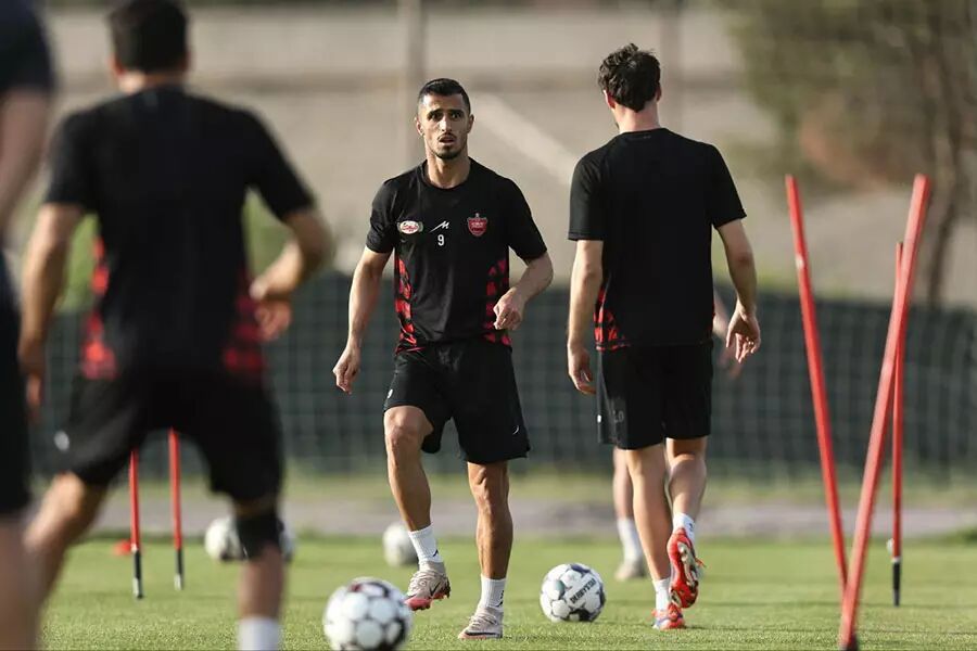 تمرین پرسپولیس پیش از سفر به مازندران تمرین پرسپولیس پیش از سفر به مازندران