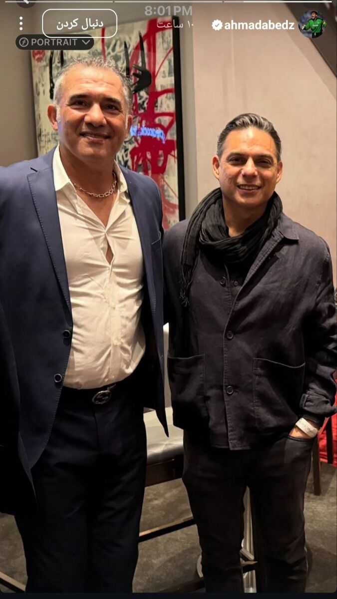 ملاقات عابدزاده با ستارگان سینمای ایران در آمریکا! + عکس