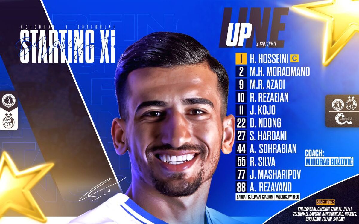 یازده مرد بوژوویچ برای بازی با گل گهر؛ سهرابیان هم هست