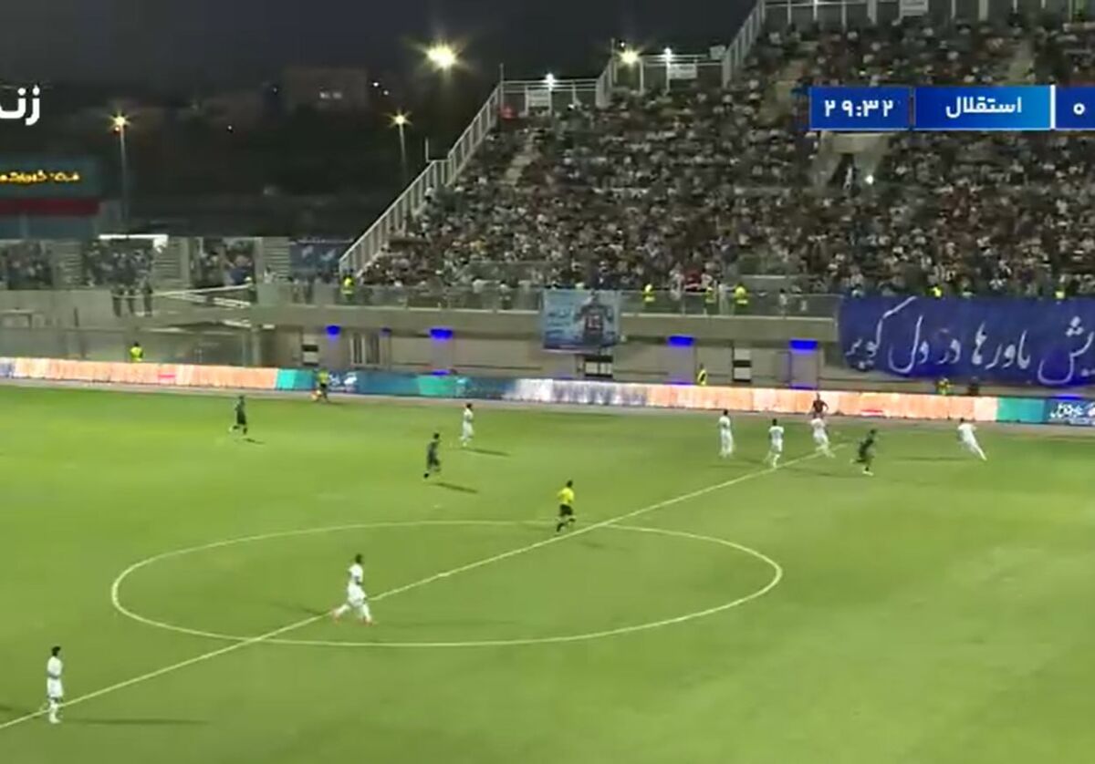 فاجعه دفاعی استقلال؛ وقتی مرادمند ۲ متر آفساید را پر کرد +عکس