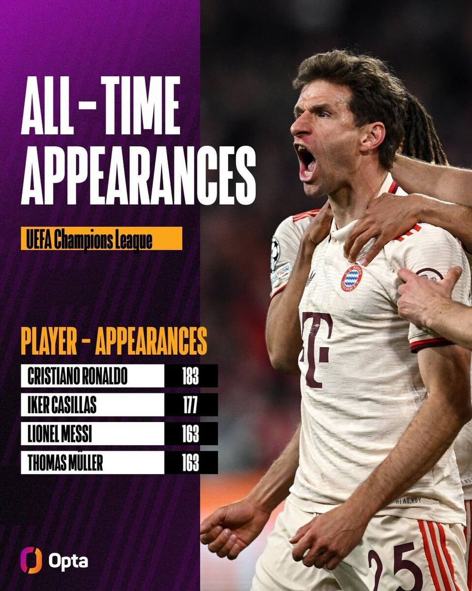 ستاره بایرن به مسی رسید؛ رکوردزنی مولر مقابل یاران طارمی