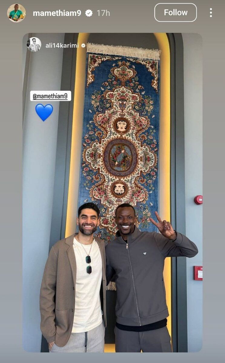 دیدار جذاب علی کریمی و خارجی محبوب استقلال در ترکیه + عکس